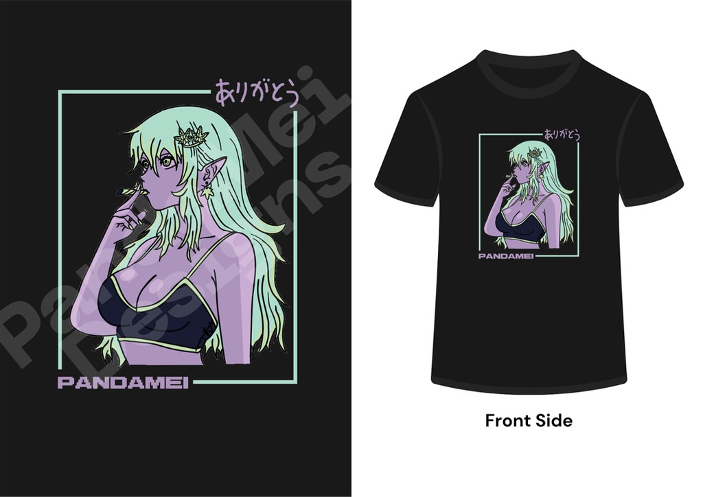 PandaMei Cotton Shirt - Smoking Elf