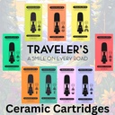 Traveler’s® Ceramic Vape Cartridges 1ml - Apple Sauce (Hybrid)