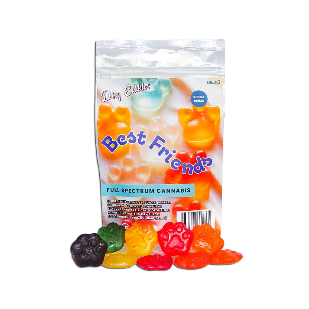 Gummies - Best Friends 100mg (10x10mg) - Indica
