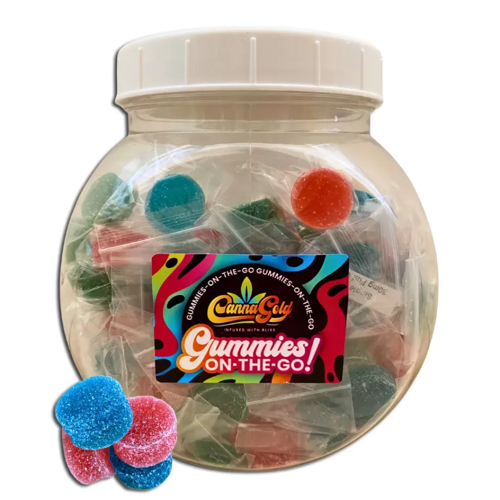 Gummies-On-The-Go (Round) - Full Spectrum 1560mg (78x20mg Tub)