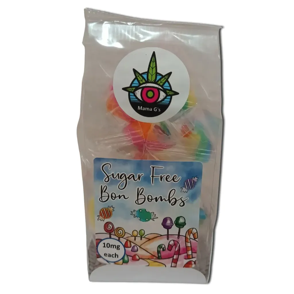 Sugar-Free Bon Bombs - Tutti Frutti Hard Candies 100mg (10x10mg)