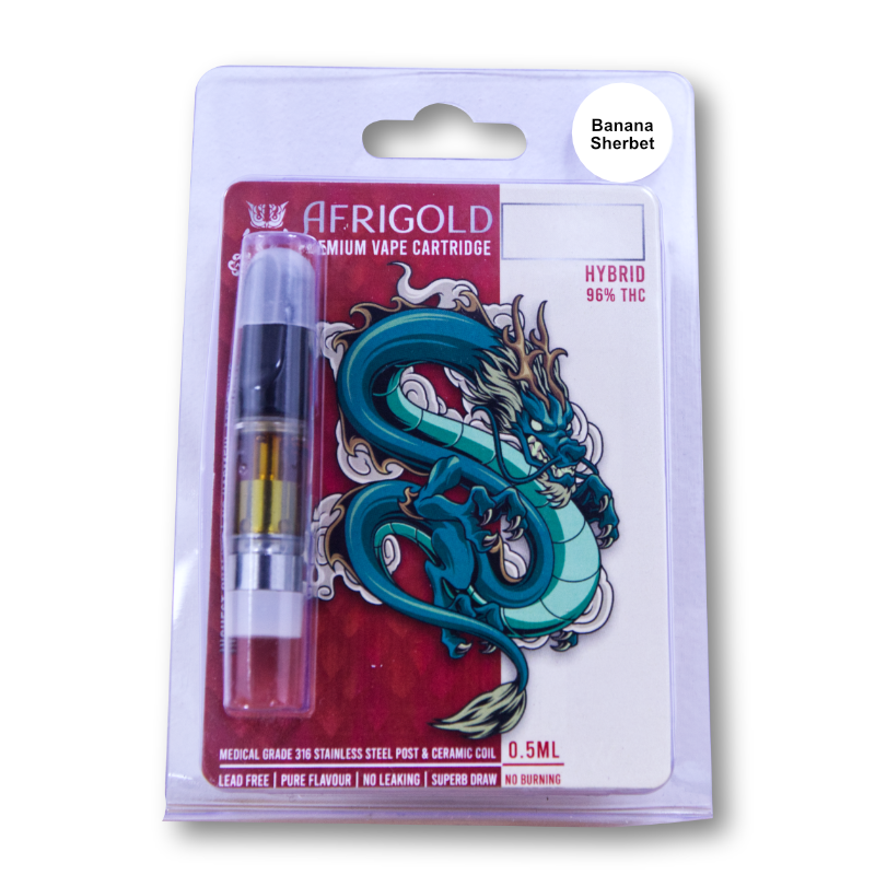 Vape Cartridge 0.5ml - Banana Sherbet - Full Spectrum (Hybrid)